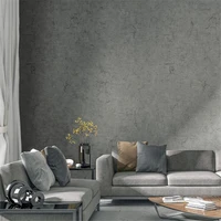 beibehang gray non woven modern minimalist scandinavian wallpaper cement gray wind wallpaper living room bedroom papel de parede