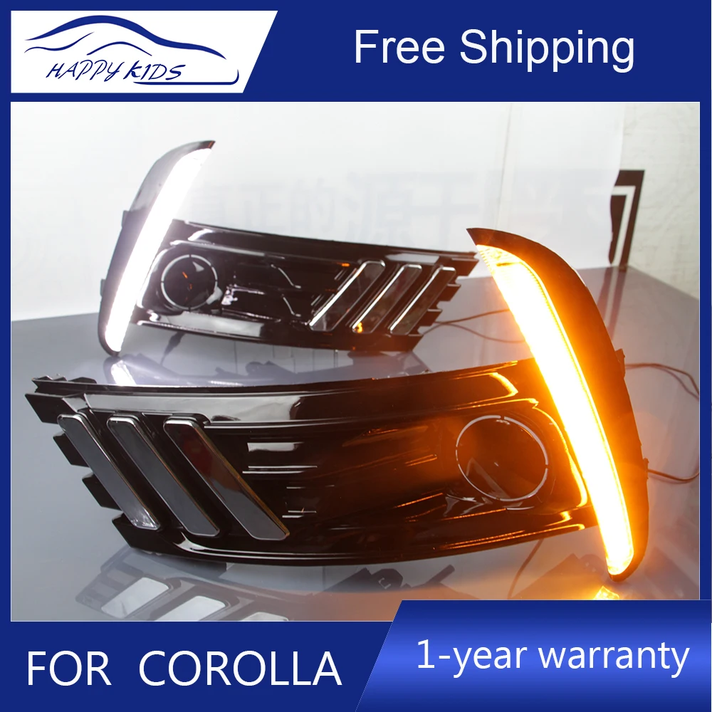 Автомобильный Стайлинг для Toyota Corolla Altis led drl 12 в дневные ходосветильник corolla с