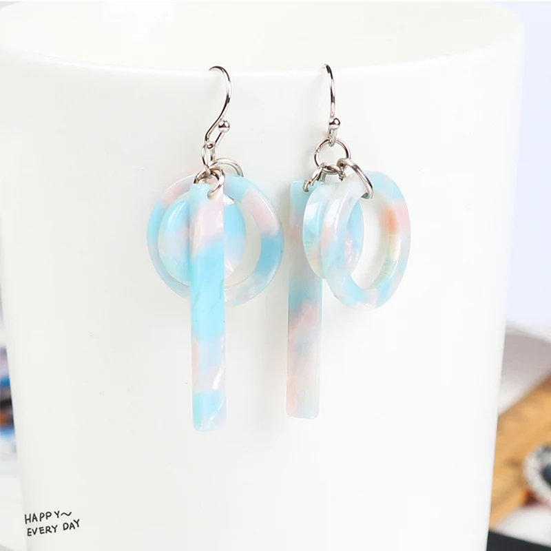 Голубая мечта кислоты кулон ногтей уха клип кольцо DIY ручной аксессуары материал