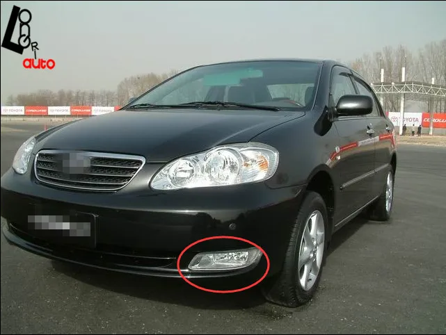 Автомобильный противотуманный светильник светодиодный автомобильный Стайлинг 12 в абсолютно и водонепроницаемый левый передний бампер лампа для 04-09 Toyota Corolla