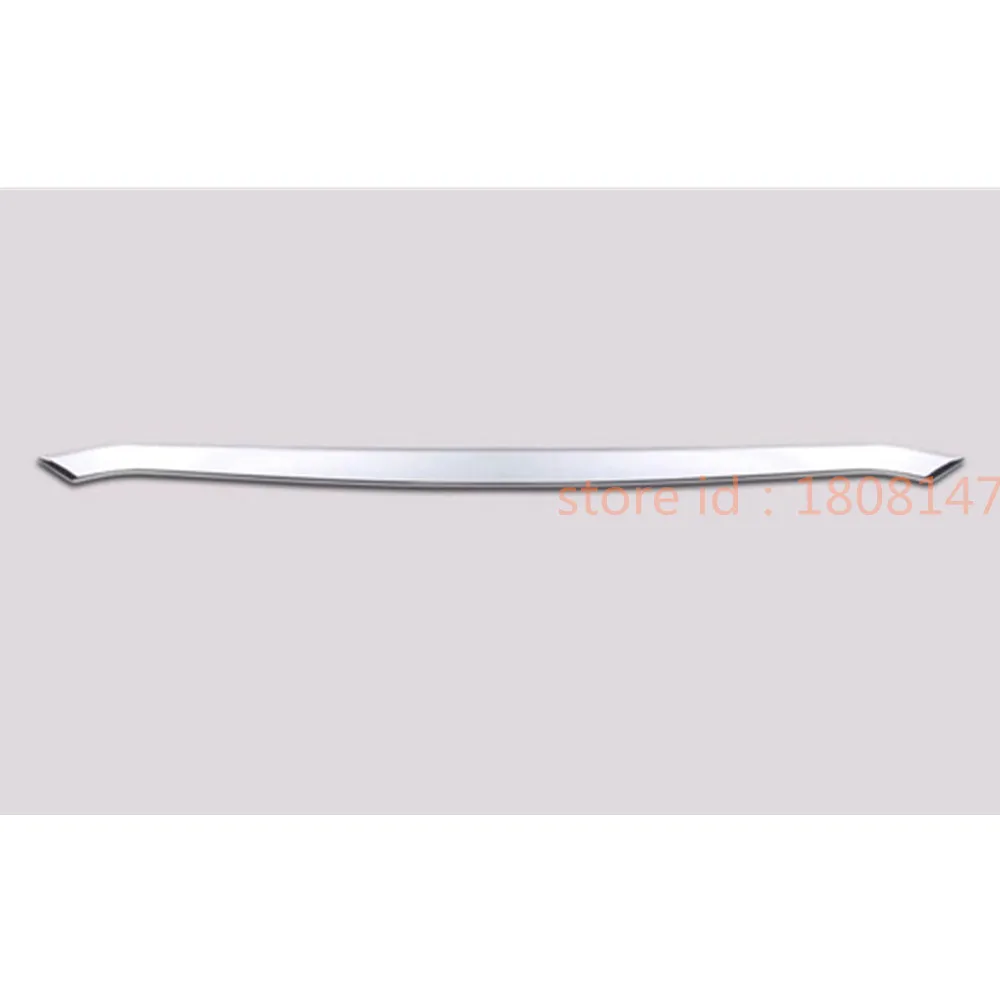 

car garnish cover ABS chrome front engine Machine grille hood stick lid trim lamp 1pcs for Mazda CX-5 CX5 2012 2013 2014