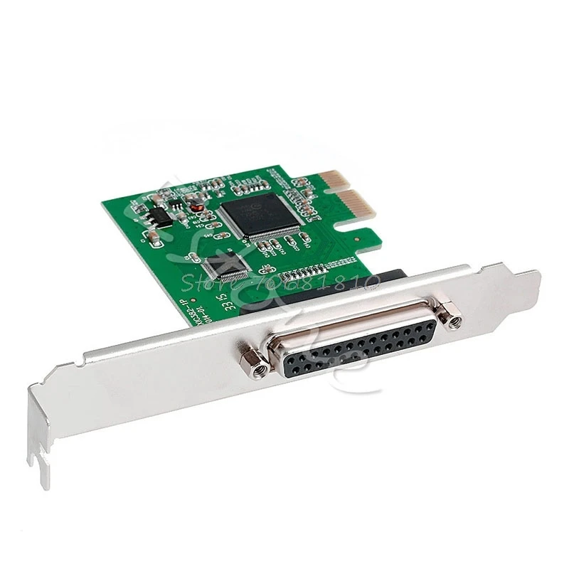 Параллельный порт DB25 25Pin принтер LPT к PCI E переходник для экспресс карты Прямая