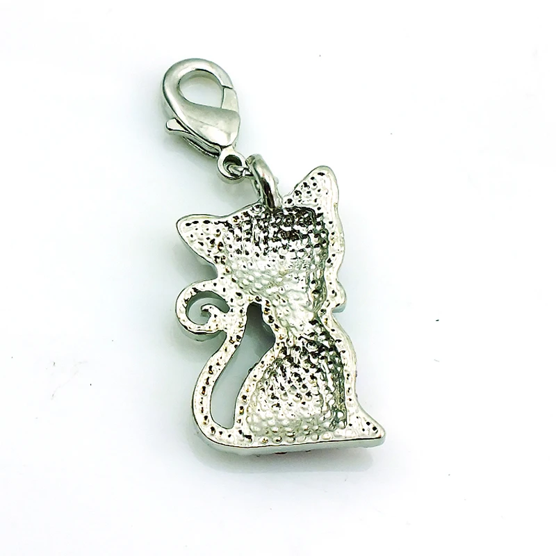 JINGLANG модные объемные животные Омар застежки Подвески Стразы бант кошка для