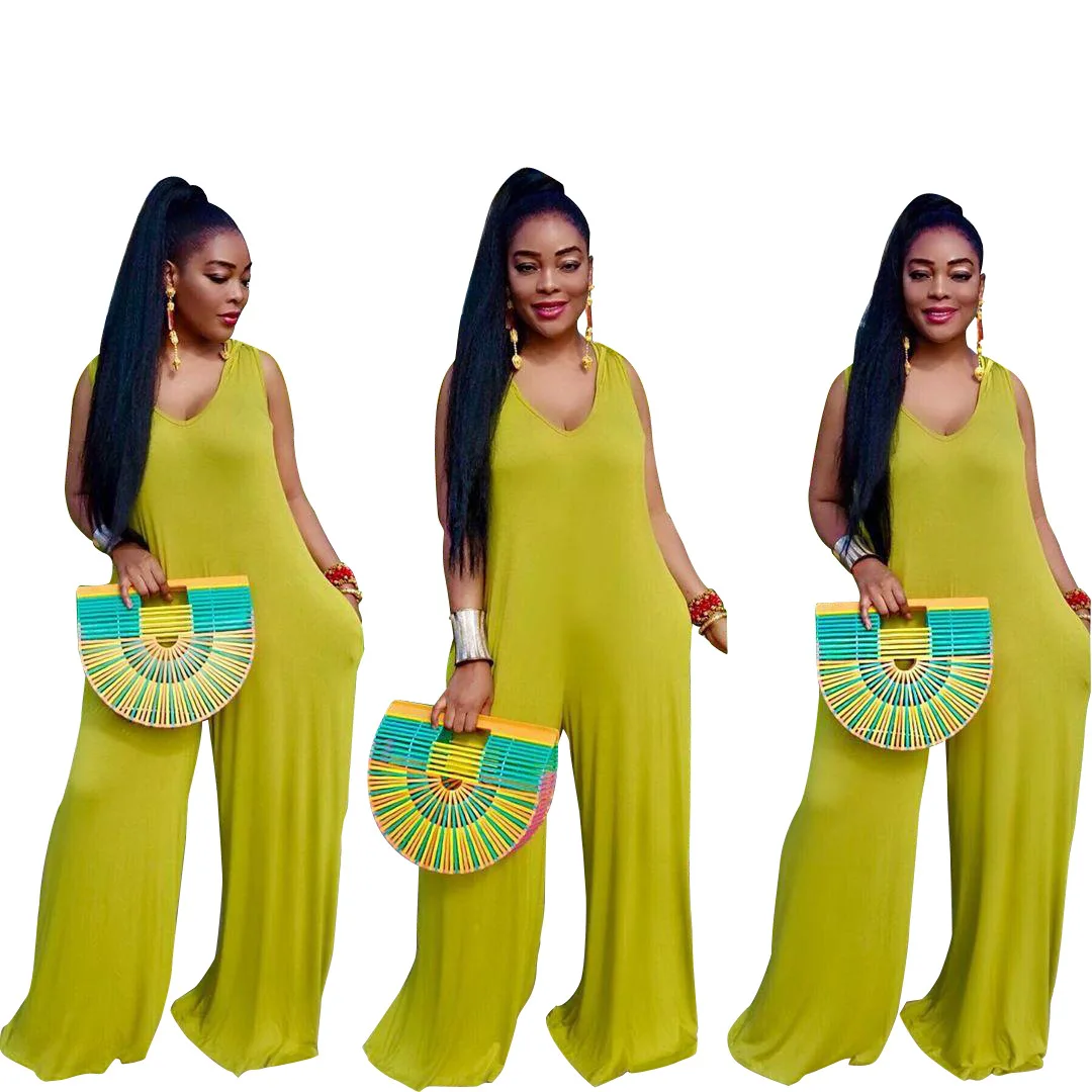 Повседневный Комбинезон из молочного шелка Свободный комбинезон в пол с