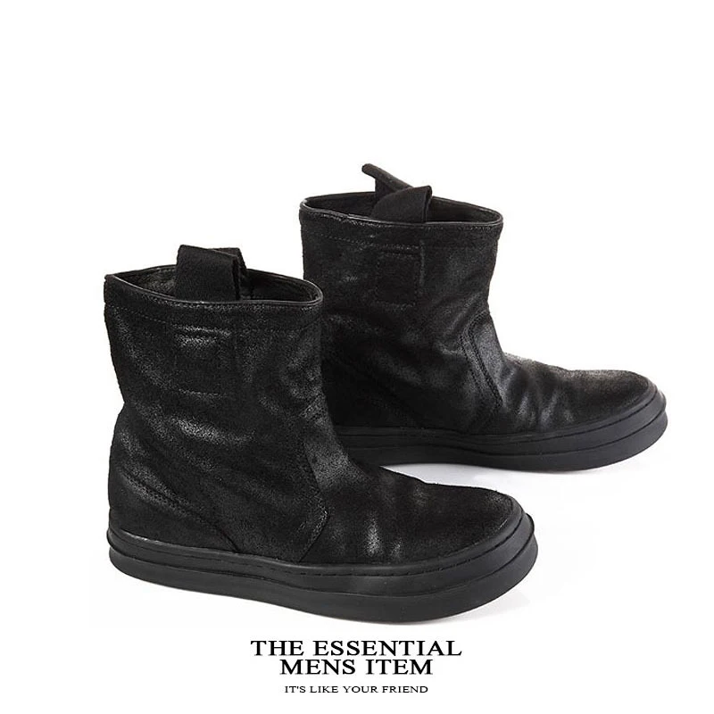 Известный бренд модная повседневная обувь черного цвета с высоким берцем