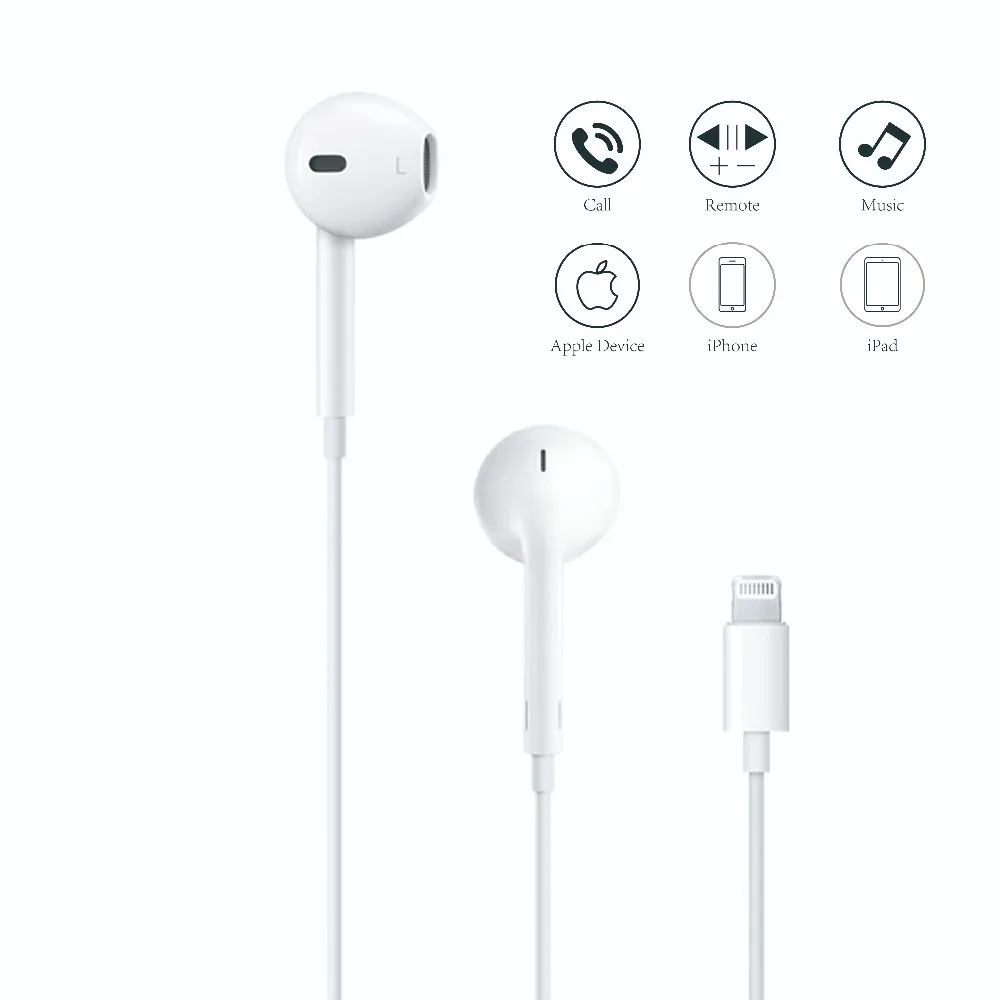 Apple наушники Lightning EarPods | Apple наушники и наушники с микрофоном для iPhone 7 8 Plus iPhone Xs Max XR