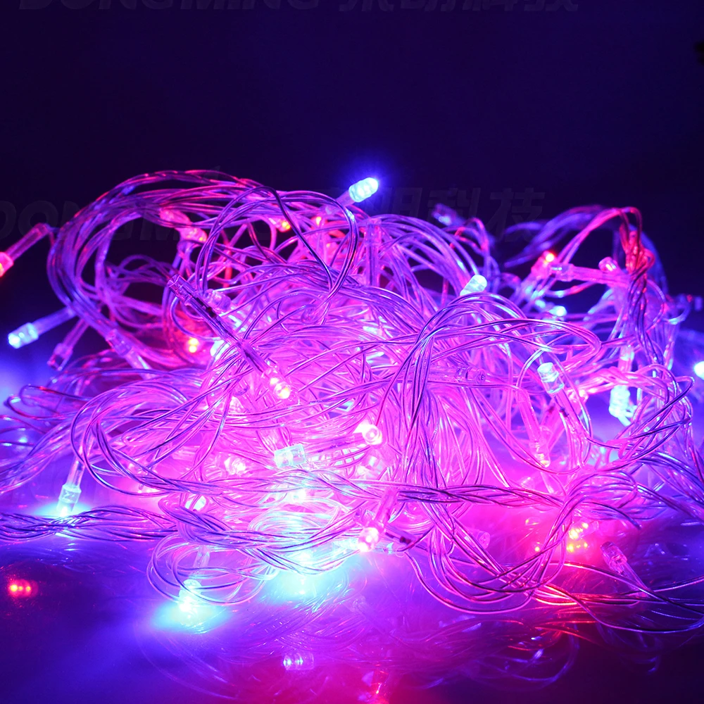 Специальная яркая светодиодная гирлянда с теплым белым/RGB 10 м 50 светодиодов |
