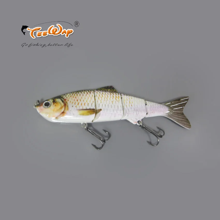 

New Product Fishing Lure 4 Segment Swimbait Crankbait Hard Bait Slow 19g 12cm Fishing hook Fishing Tackle FL4-M01