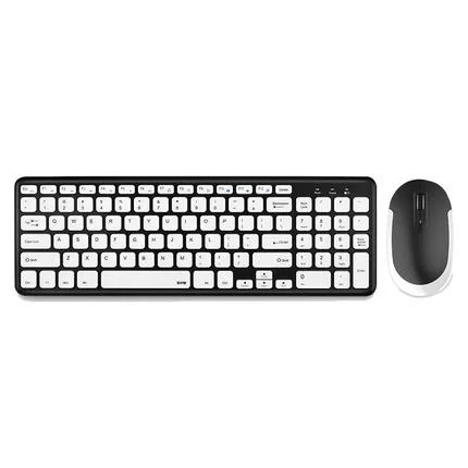 Беспроводная клавиатура и мышь BOW HW156C Slim 2 4 ГГц комплект для настольного ПК