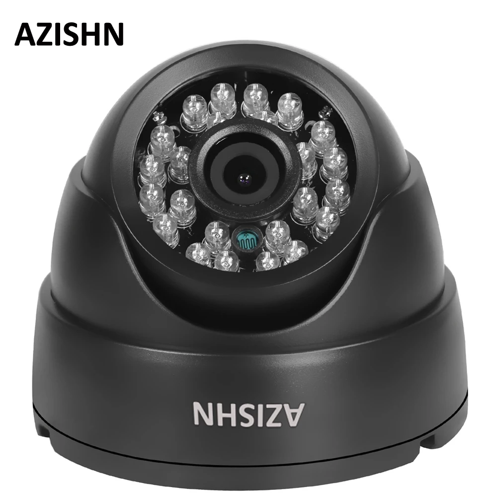 IP камера видеонаблюдения AZISHN H.264 FULL HD 1080P 2 0 мегапикселей onvif XM530AI 24IR купольная 12 В
