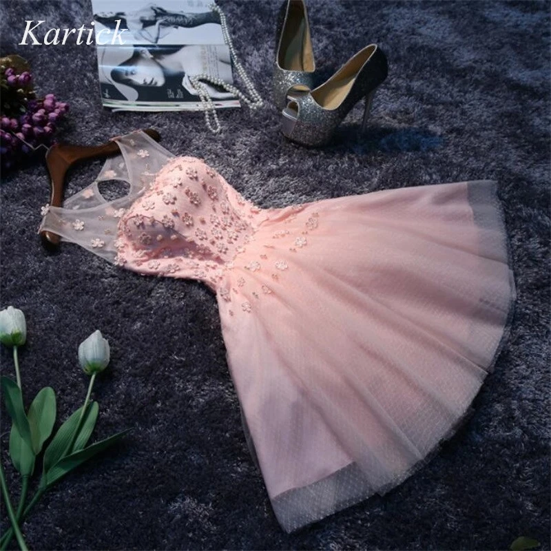 

Женское платье с коротким Элегантные платья невесты и вырезом-капелькой на спине, бальное платье для выпускного вечера, для конкурса красот...