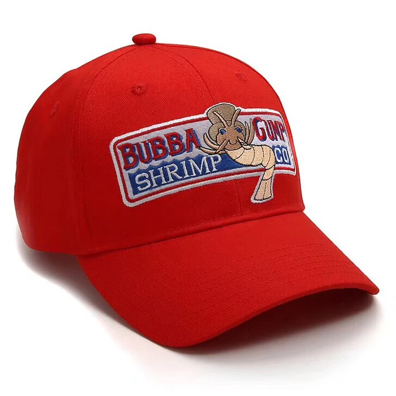 Бейсболка BUBBA GUMP с креветочками для мужчин и женщин спортивные кепки летняя Кепка