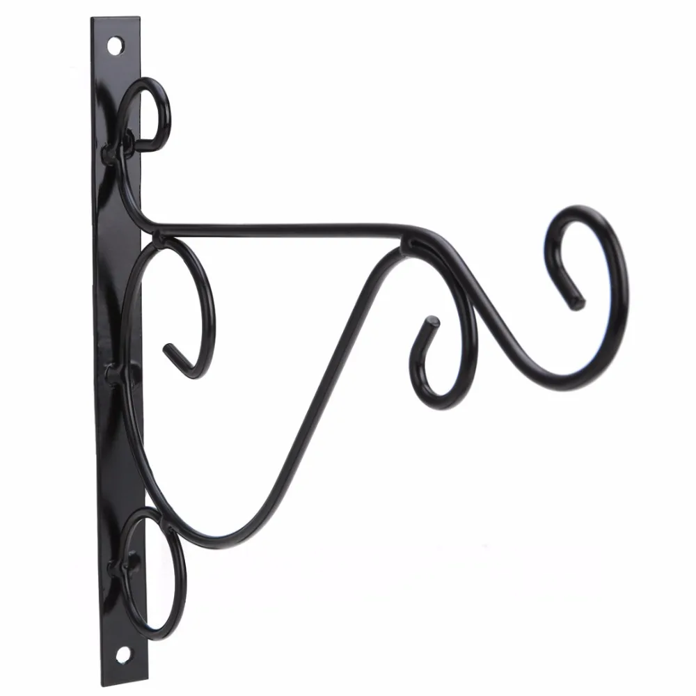 Mayitr Iron Plant Hanger Bracket Wall Plants Hanging Hook Garden Flower Pot Balcony Decoration Accessory | Дом и сад
