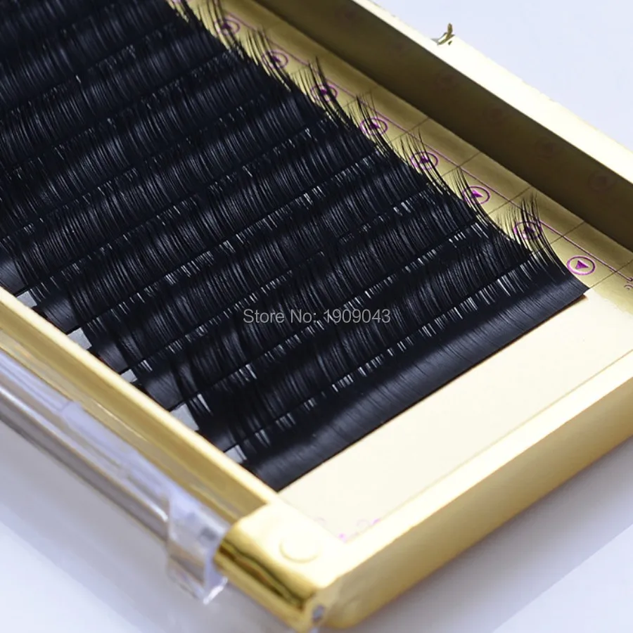 6 лотков мягкие эллиптические плоские ресницы для наращивания