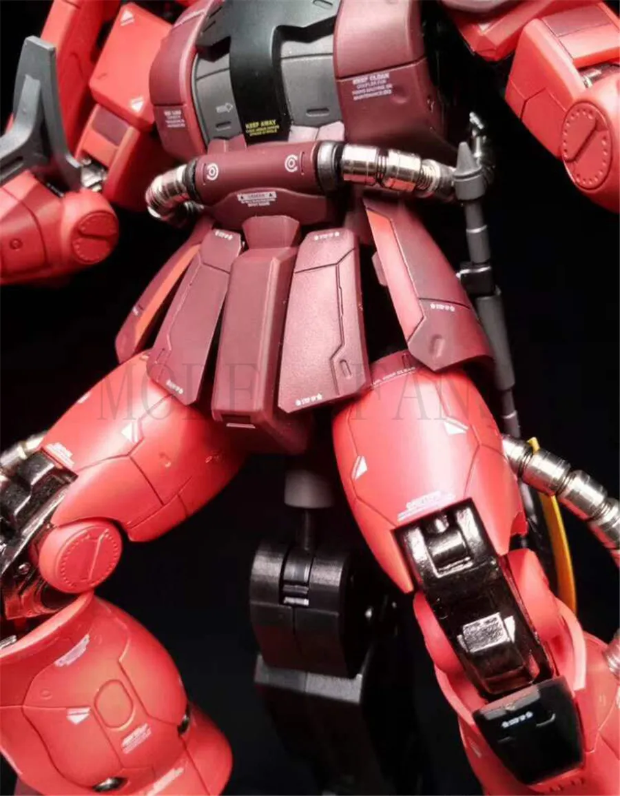Модели фанатов в наличии металлический солдат сборка MB gundam 1/100 красный табак Aznable
