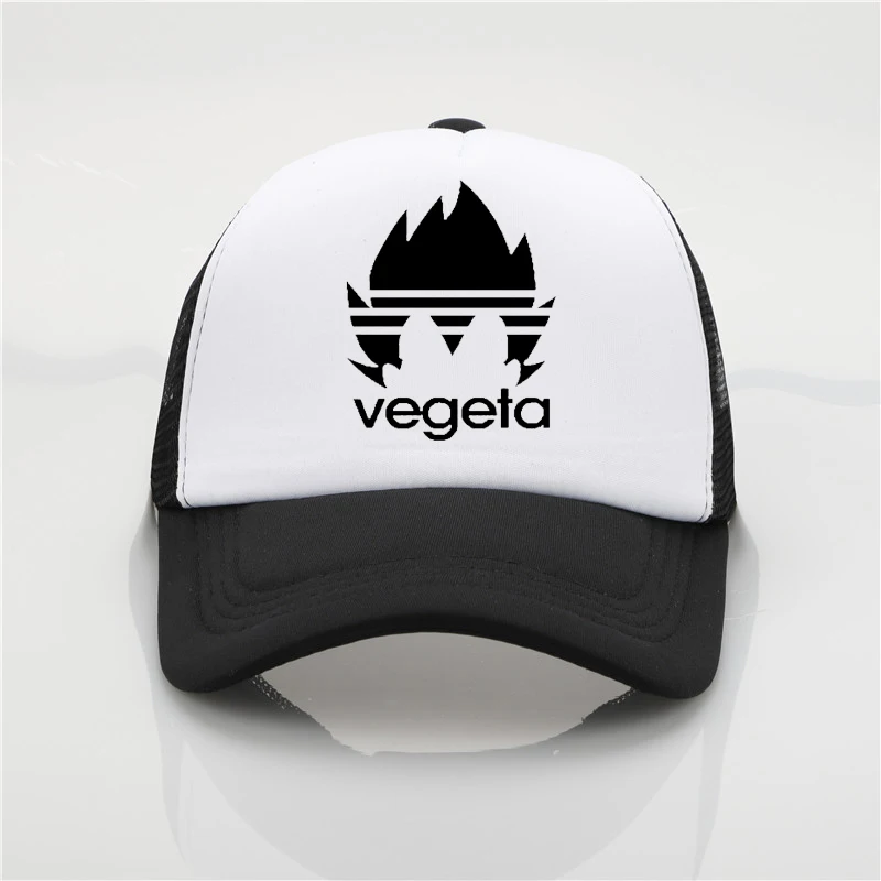 Модная шапка с принтом Вегета сеткой бейсбольная кепка для мужчин и женщин