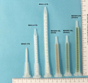 Смешивающие сопла с байонетным соединением, статический смеситель из эпоксидной смолы для Duo Pack Epoxies