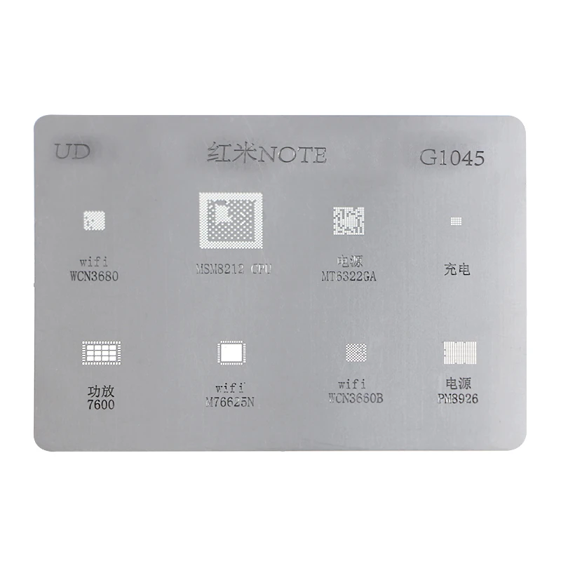 Плата UANME Logic Board из нержавеющей стали для Xiaomi 2 3 Note Redmi Series материнская плата IC Net