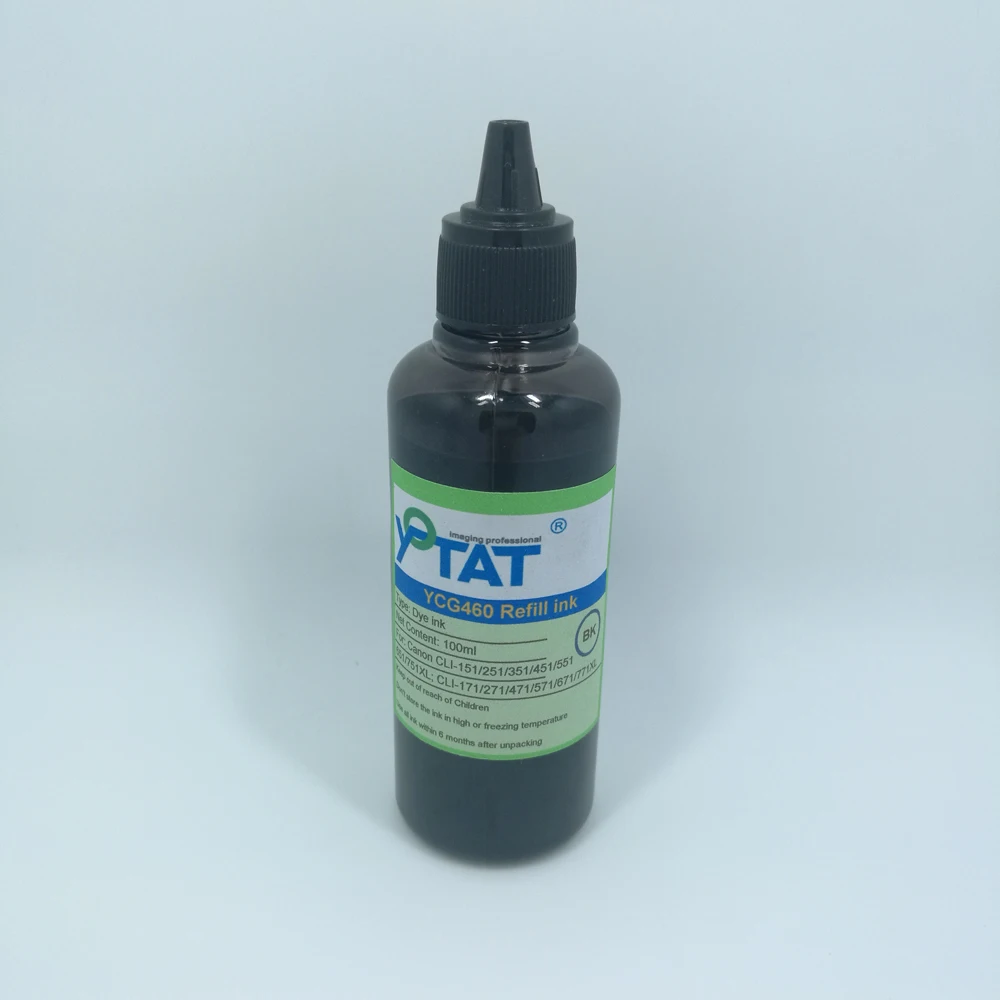 YOTAT 100 мл краситель чернила для Canon PGI-450 PGI-550 PGI-650 PGI-470 PGI-570 PGI-670 CLI-451 CLI-551 CLI-651 CLI-471 CLI-571