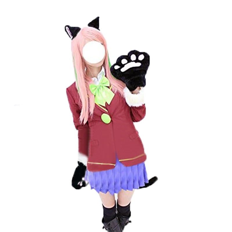 Костюм для косплея Osomatsu kun Nyaa Hashimoto Nyaa-chan Osomastu-san платье Nya с аксессуаром волос