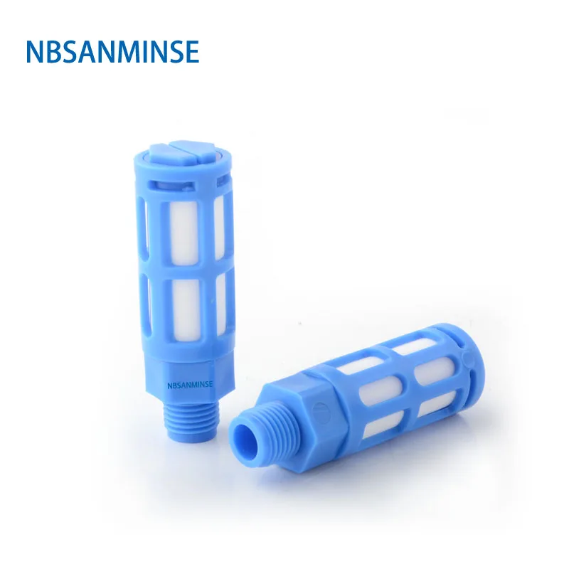 NBSANMINSE 10 шт./лот PSU 1/8 1/4 3/8 1/2 3/4 1 дюйм пластик глушитель воздуха детали
