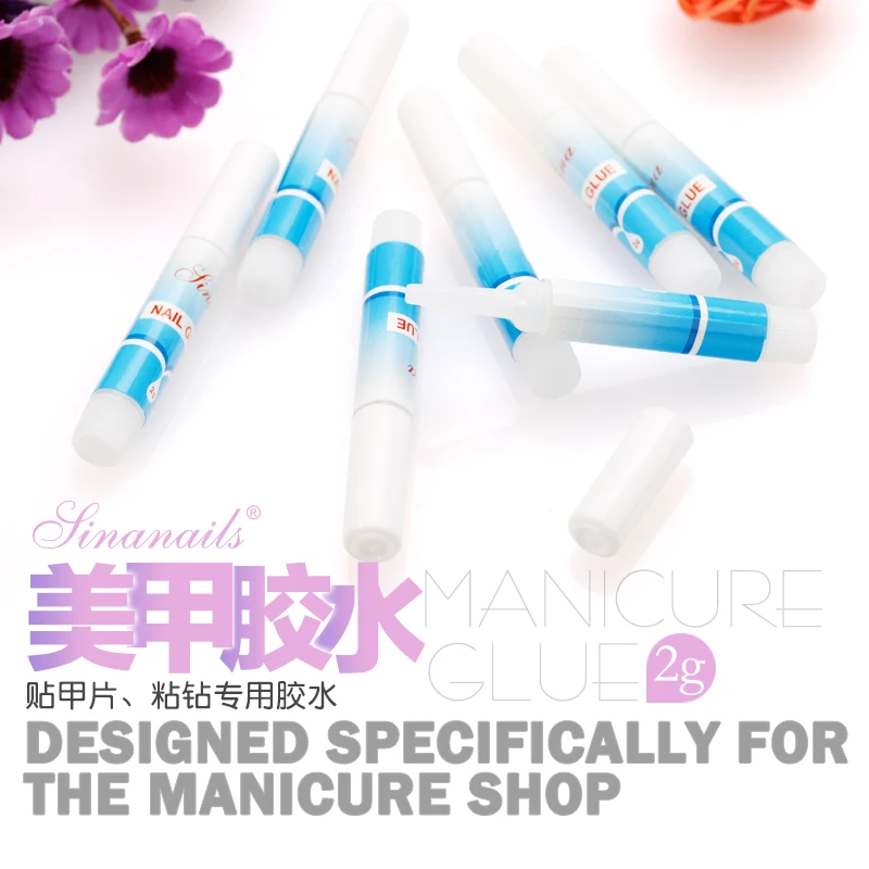 Сексуальный микс 2 г/шт. мини прозрачный клей для ногтей Маникюр Педикюр клеи