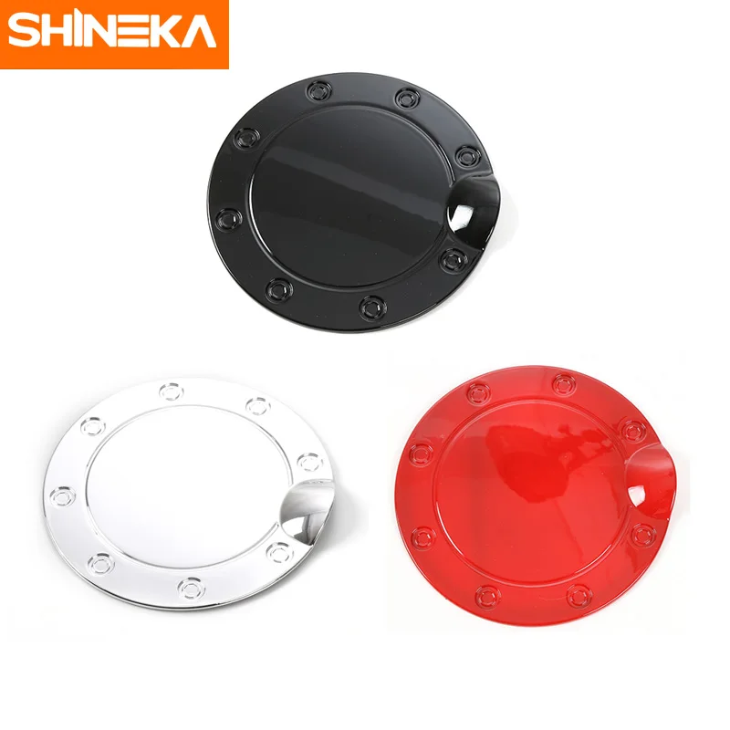 SHINEKA хром 3 цвета ABS крышка топливного бака газовой двери масляная дверь наклейка