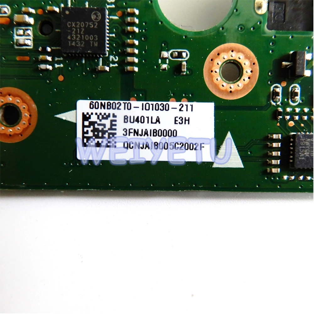 BU401LA IO_board REV2.1 для ASUS BU401 BU401L материнская плата ноутбука аудиоплата USB SD-карта VGA