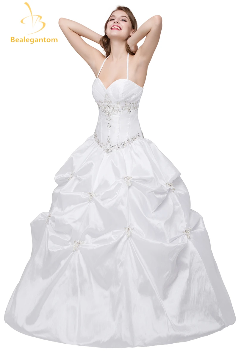 Новинка Белое Бальное Платье bejoy свадебные платья 2019 с аппликацией в наличии 2 4 6 8