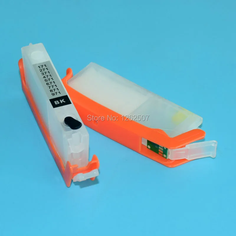 Многоразовый чернильный картридж для canon PGI-370 CLI-371 pgi 370 cli 371 чип картриджа