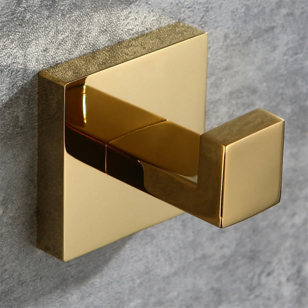 Комплект крючков для халата Leyden Gold из нержавеющей стали 304 настенный крючок