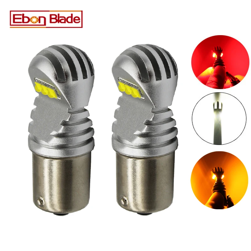 

2X1156 BA15S P21W 1157 BAY15D P21/5W BAU15S PY21W Автомобильный светодиодный светильник Canbus без ошибок авто светодиодный ная Лампа Белый Красный Янтарь 12 в 24 в D