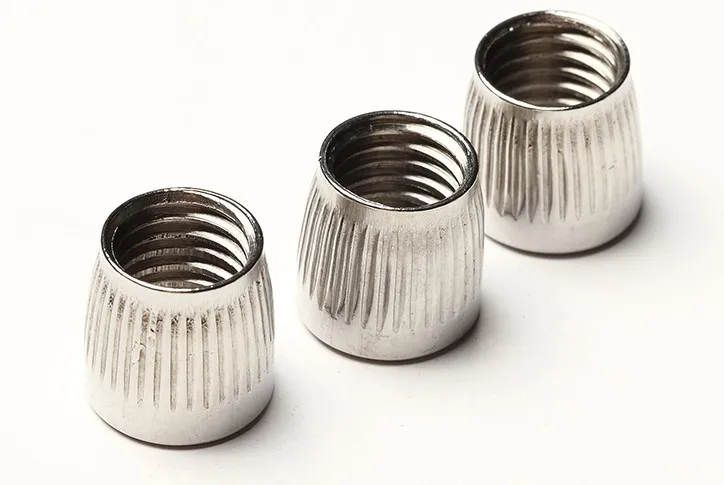 

10pcs/lot M6-(8-10) M8-(10-12)M10-(12-14) M12-16 stainless steel 304 female thread knurling conical cap nut cone nut hardware835