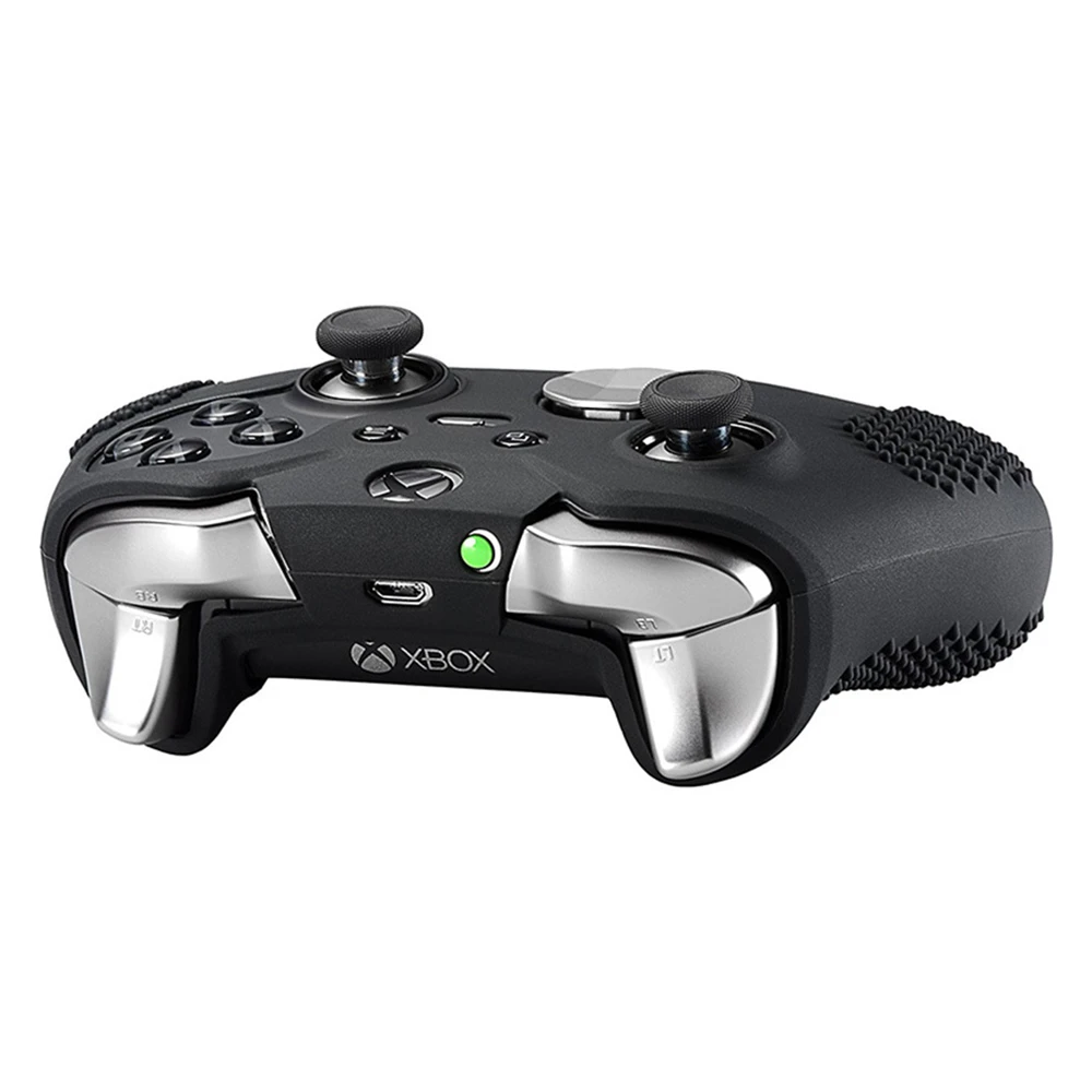 Силиконовые защитные чехлы для XBOX ONE 1 Elite контроллер геймпад черный красный синий