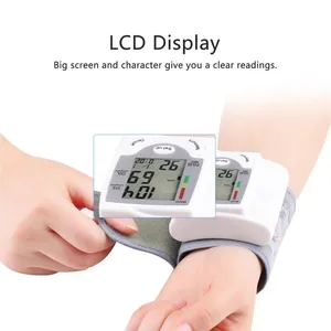 Монитор для измерения артериального давления и пульса, с ЖК-дисплеем