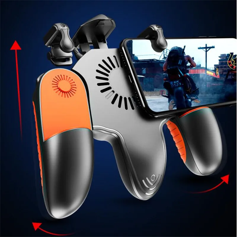 Для контроллера Pubg мобильный игровой шутер пубг кнопка запуска огня для IPhone Android телефон геймпад джойстик охлаждающий вентилятор