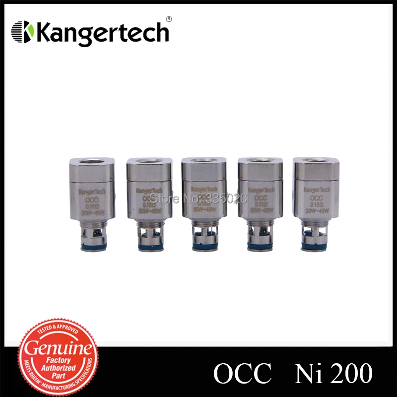 Оригинальный Kanger Subtank OCC NI200 Ni 200 Sub Ohm катушка ni200 ffor V2 Plus Nano MINI 0 15 20 шт./лот|v2|v2 watchlots of