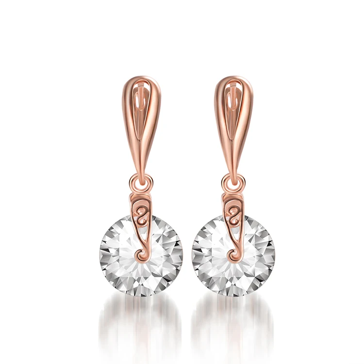 Комплект ювелирных изделий MINHIN ожерелье и серьги с имитацией драгоценных камней