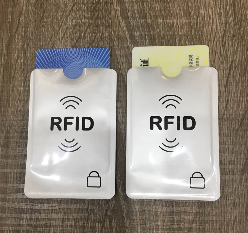 6 шт., чехол для кредитной карты, с Rfid-блокировкой