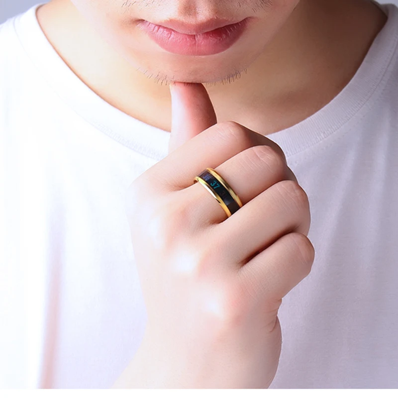 Термометр мужской/женский из нержавеющей стали|Кольца| |