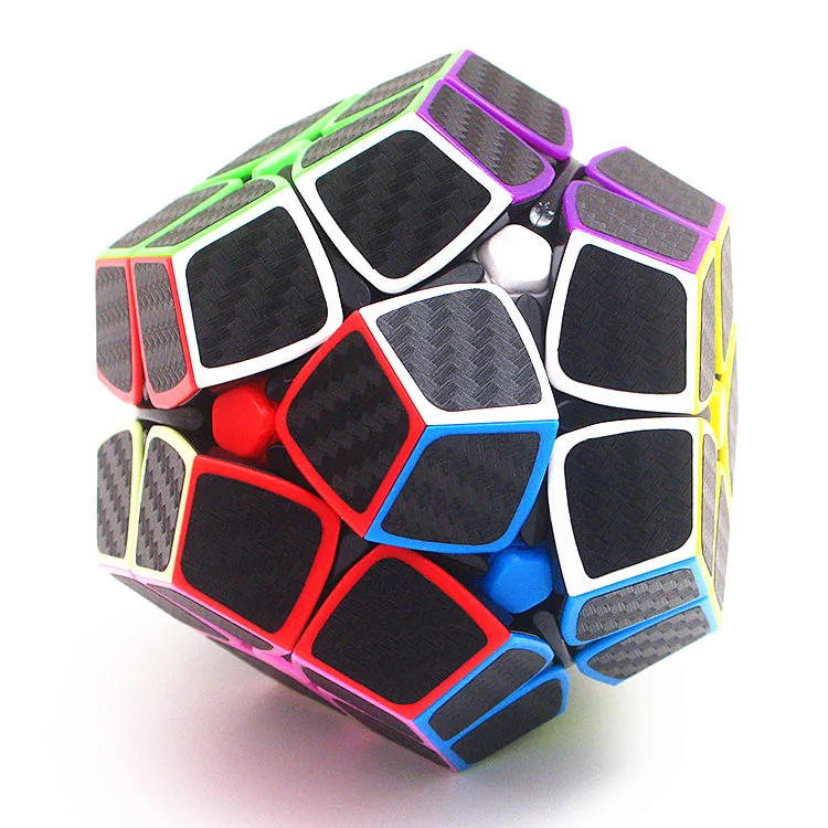 Zcube 2x2 megamins Кубик из углеродного волокна скоростной кубик Dodecahedron головоломка