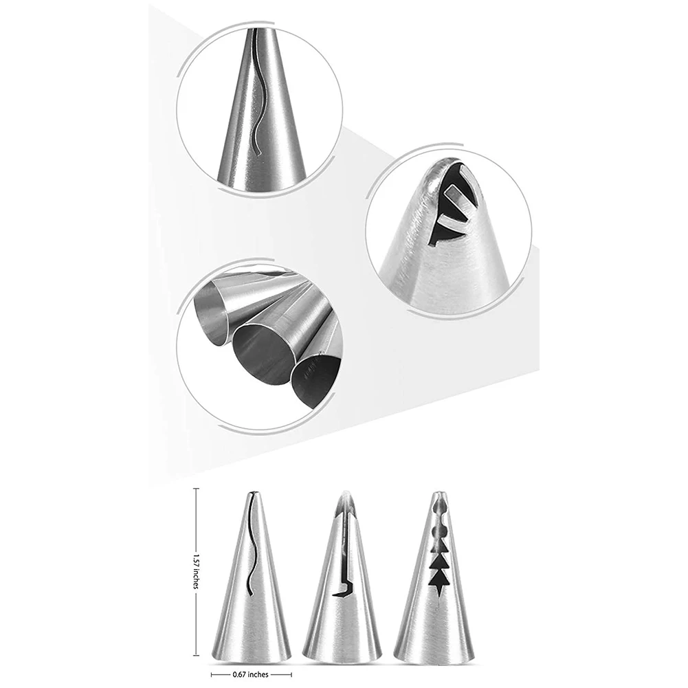 8 шт Нержавеющая сталь рюшами Трубопроводы Сопла юбочка для Бобби наконечники