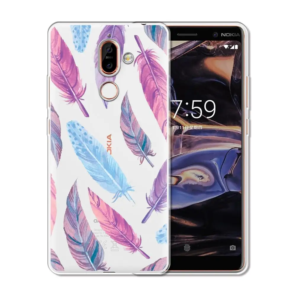 Мягкий Силиконовый ТПУ чехол для телефона Nokia 1 3 5 8 6 2 7 Plus X5 X6 2018 4 2|Бамперы| |
