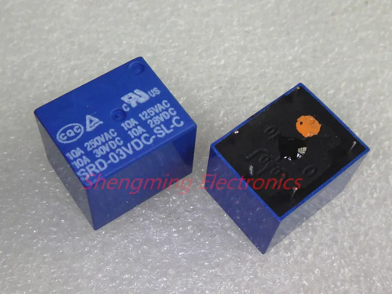 10 шт 5pins SRD-05VDC-SL-C SRD-12VDC-SL-C SRD-24VDC-SL-C SRD-03 06 09 48VDC-SL-C 3V 5V 6V 9V 12V 24V 48V 10A 250VAC реле