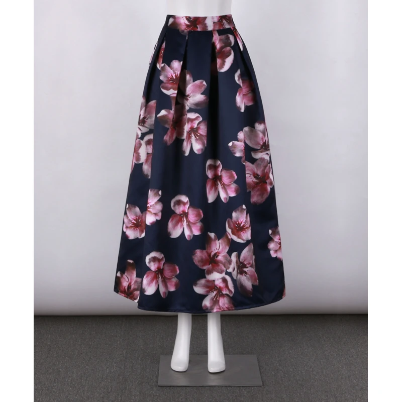 Юбка Макси Neophil Женская атласная плиссированная модная винтажная длинная юбка с