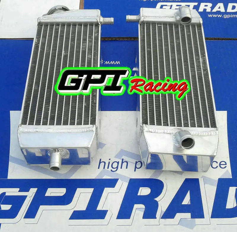 Алюминиевый радиатор для KAWASAKI KXF250 KX250F KX 250F 04 05 2004 2005 RH & LH GPI Racing|Охлаждение