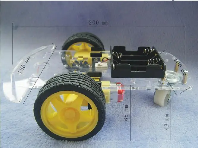 Для Arduino 2WD мотор умный робот автомобильный комплект шасси скорость кодер батарейный блок 2WD для Arduino Diy Электронный Робот автомобильный комплект