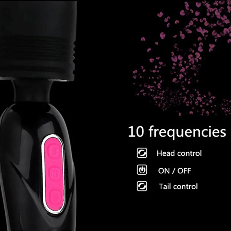 1 шт. женская мастурбация Двойные головки AV бар зарядный вибратор Вагинальный