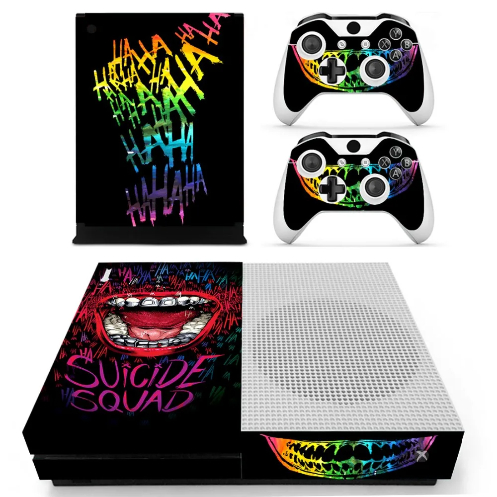 Наклейка на кожу Джокера и Бэтмена для Xbox One S консоли контроллеры тонкая наклейка