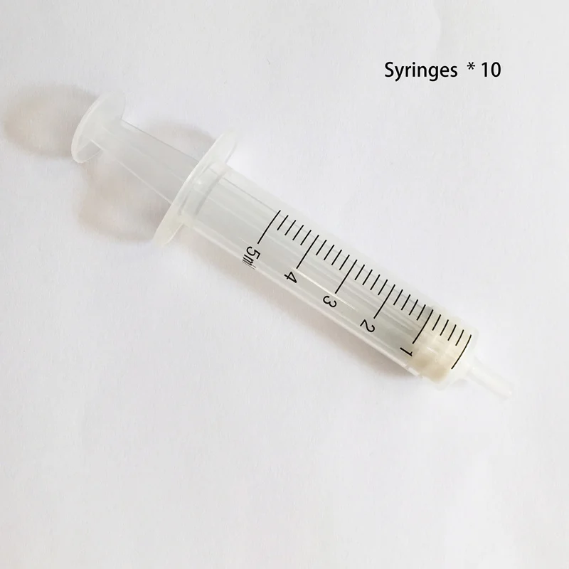Syringe 10 штук одноразовые иглы/картриджи для ручного впрыска HD100 машина шприцы для лица морщины удаления системы - Цвет: Syringe